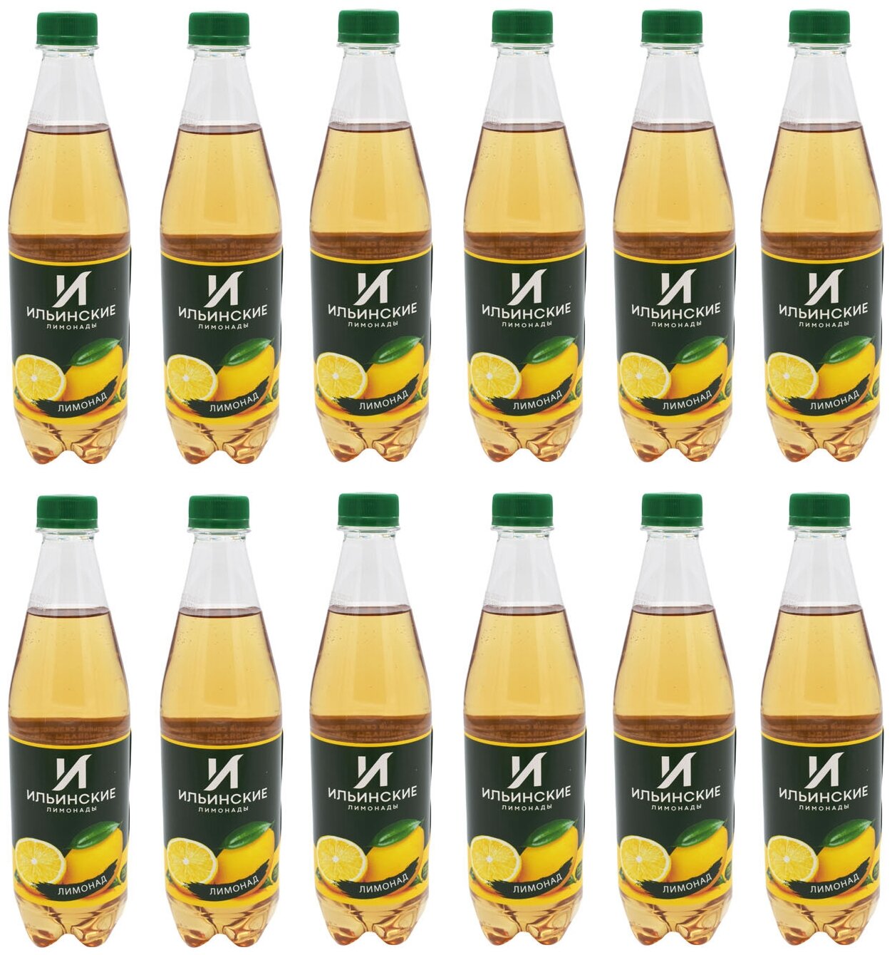 Напиток сильногазированный Ильинские лимонады Лимонад 0,48л, 12 шт