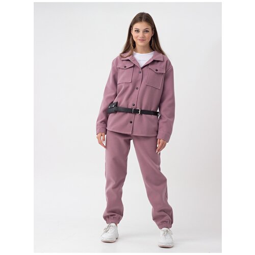 Комплект одежды , брюки, спортивный стиль, размер 146, розовый