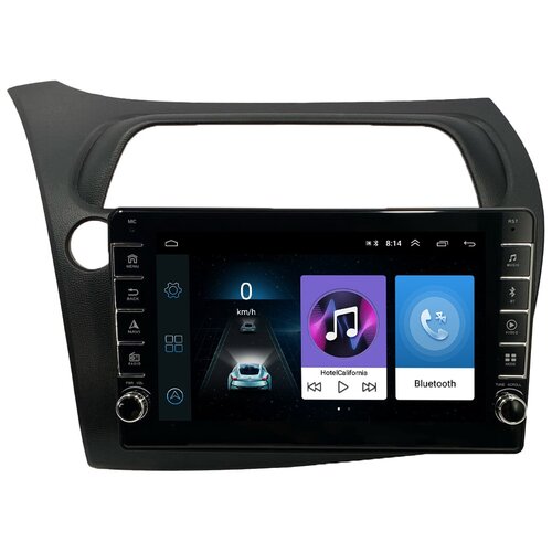 Штатная магнитола Honda Civic Хонда Цивик хэтчбэк 2006-2012, Android 10, 4/64GB, c крутилками