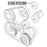 Ролик ремня приводного ford focus 98-06/01 1.8/2.0, optimal, 0-n1716 - изображение