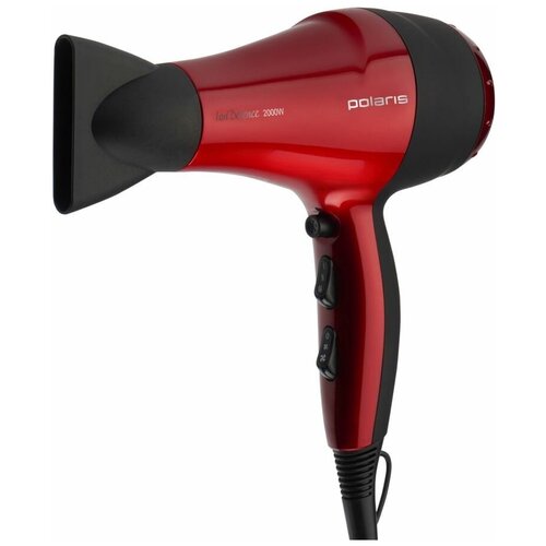 Фен POLARIS PHD2077i 2000Вт ионизация красный 360000₽