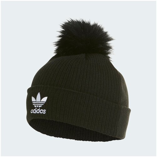 Шапка Adidas W FUR POM BEANI BLACK Унисекс ED4723 OSFW