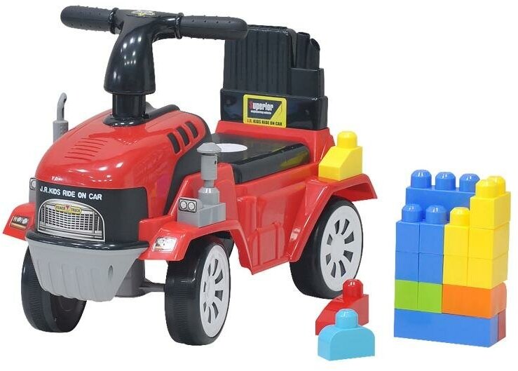 Каталка детская EVERFLO Builder truck ЕС-917 red c кубиками