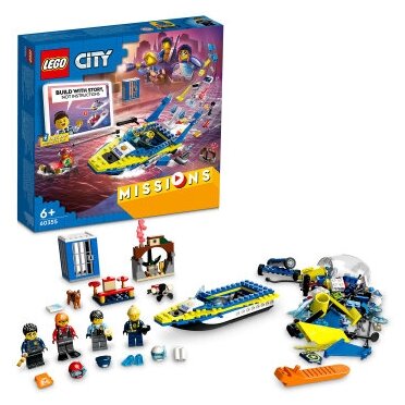 Конструктор Lego ® City 60355 Детективные миссии водной полиции