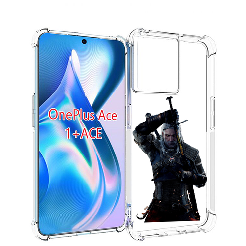 Чехол MyPads The-Witcher-3-Ведьмак для OnePlus Ace задняя-панель-накладка-бампер