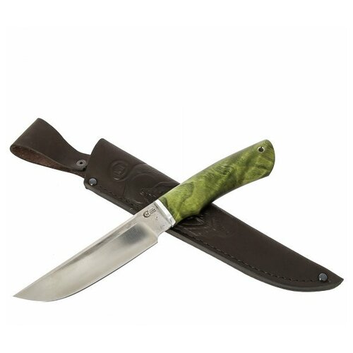 Нож Путник (сталь Х12МФ, рукоять стабилизированная карельская береза)