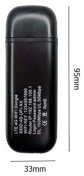 4G Модем с функциями WIFI роутера / Rapture UF902-21 / 4G LTE USB