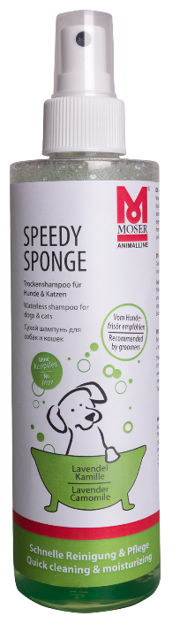 Шампунь-спрей Moser 2999-7620 без смывания Dry Shampoo Animal 250мл. - фотография № 3