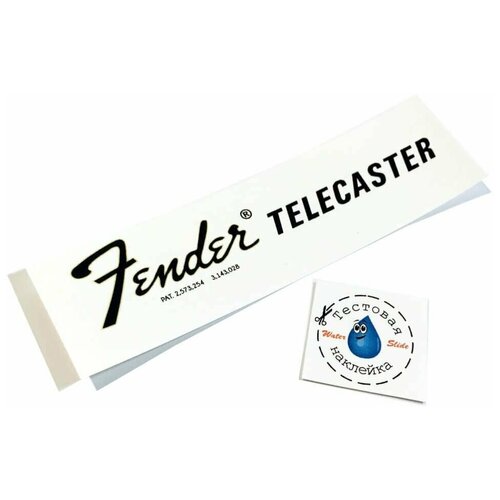 Декаль на гитару, наклейка Fender Telecaster 1968-1975 наклейка декаль на гитару fender custom telecaster 1959 1964