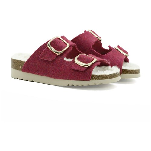 фото Тапочки scholl, размер 39f eu, бордовый