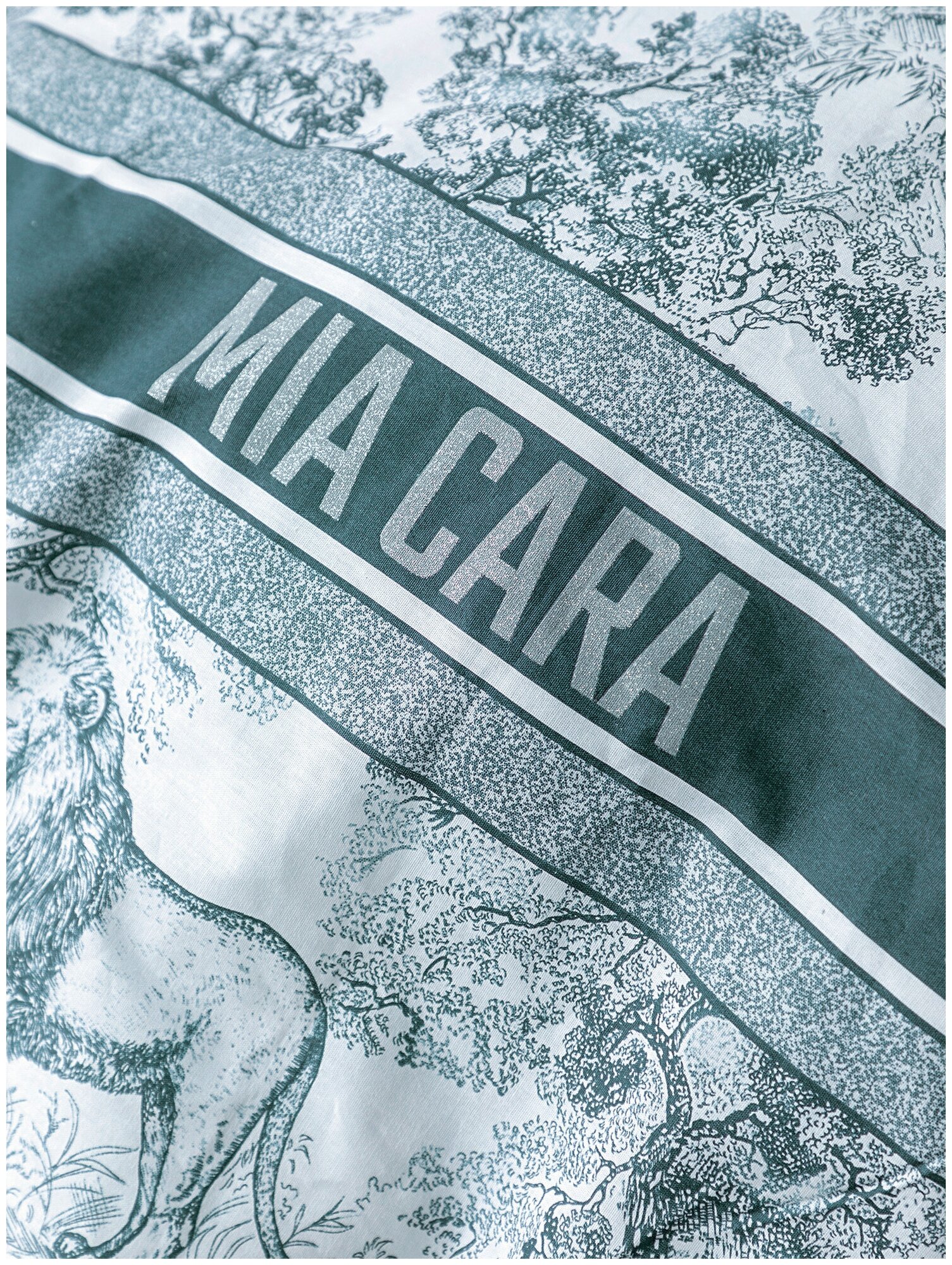 Постельное белье/ комплект постельного белья евро люкс перкаль "Mia Cara" Miss Stile (50х70;70х70) с глиттером рис. 36034-6/36043-2 Stella - фотография № 8