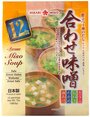Мисо-суп ассорти 12 порций Hikari Miso, 198,6 г, Япония
