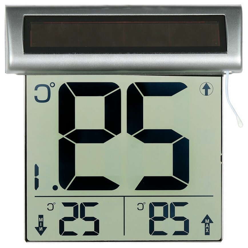 Термометр BURO P-6041, серебристый
