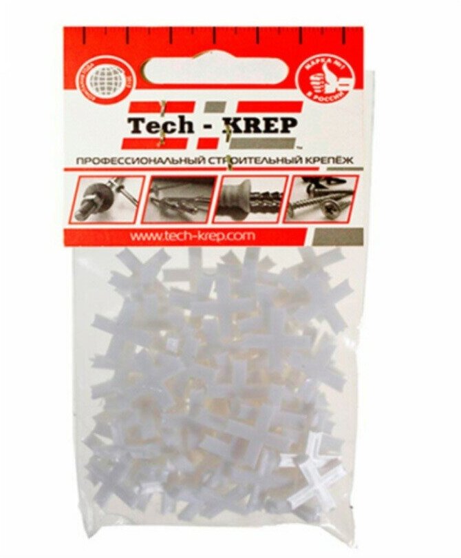 Крестики для плитки 35 мм100 шт TECH-KREP