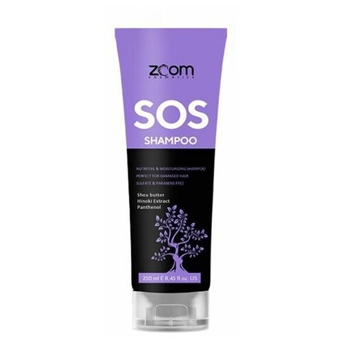 Шампунь бессульфатный ZOOM SOS Shampoo 250 ml