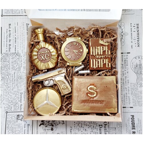 Большой шоколадный набор успешному мужчине. Подарок на день рождения. 23 февраля.