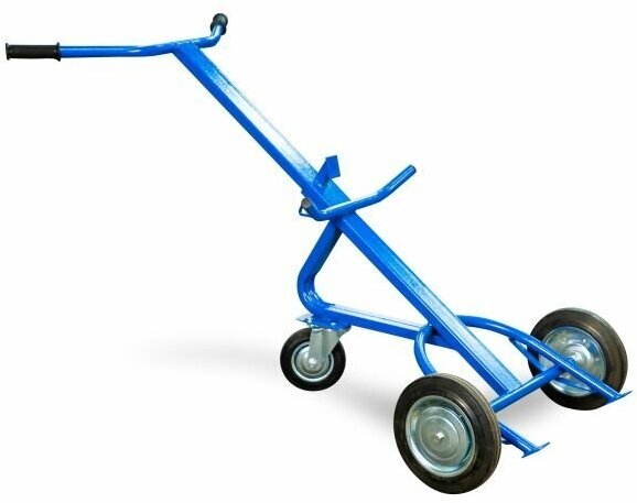 фото Тележка для металлических бочек TOR КБ-1 (250 литая + 160 поворотное)