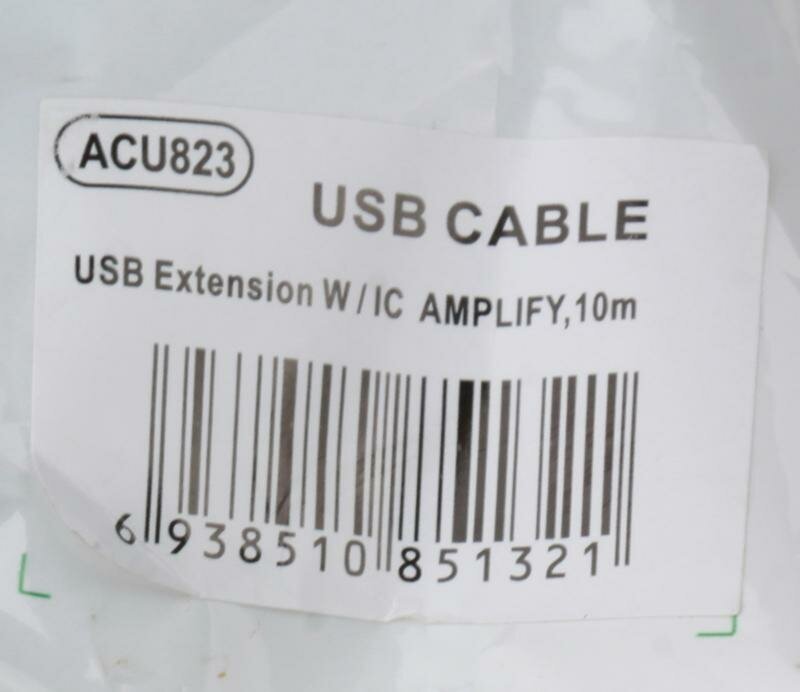 Кабель USB2 AM-AF 10M ACU823-10M AOPEN