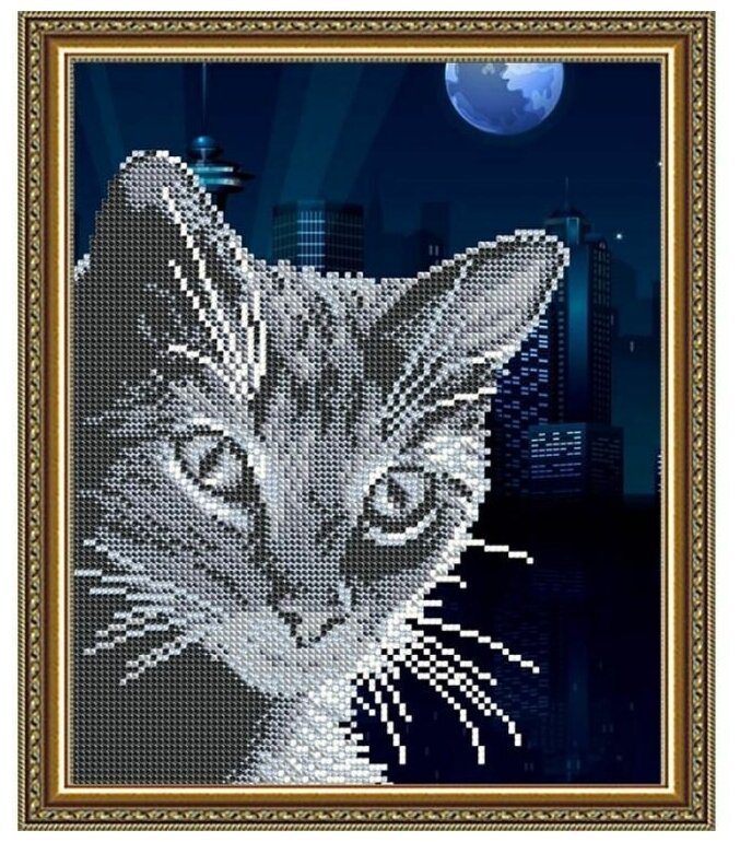 Рисунок на ткани Арт Соло "Хитрый Кот", 19x24,1 см