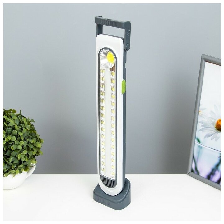 фото Светильник от солнечной батареи "Алмантер" LED USB АКБ 9x6x41 см 9348343