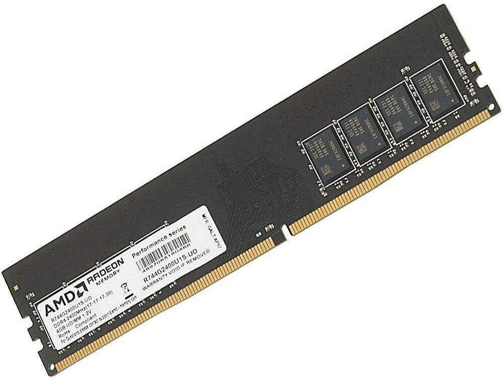 DIMM DDR4, 4ГБ, AMD - фото №1