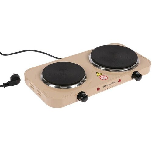 Плитка электрическая ENERGY EN-903E 2500 Вт 2 конфорки бежевая 312700₽