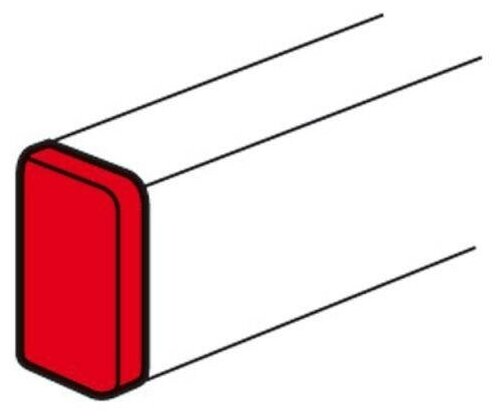 Заглушка торцевая - для односекционных кабель-каналов DLP 50х105 - белый