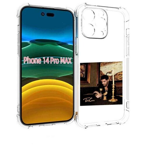 Чехол MyPads Drake - Take Care для iPhone 14 Pro Max задняя-панель-накладка-бампер чехол mypads drake