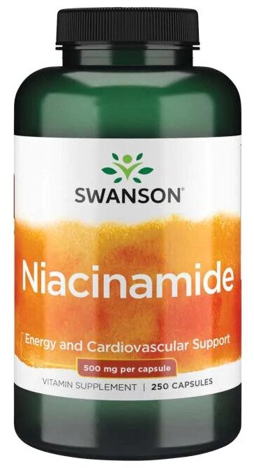 Swanson Niacinamide B3 500 mg (Ниациномид Б3) 250 капс (Swanson) — купить в интернет-магазине по низкой цене на Яндекс Маркете