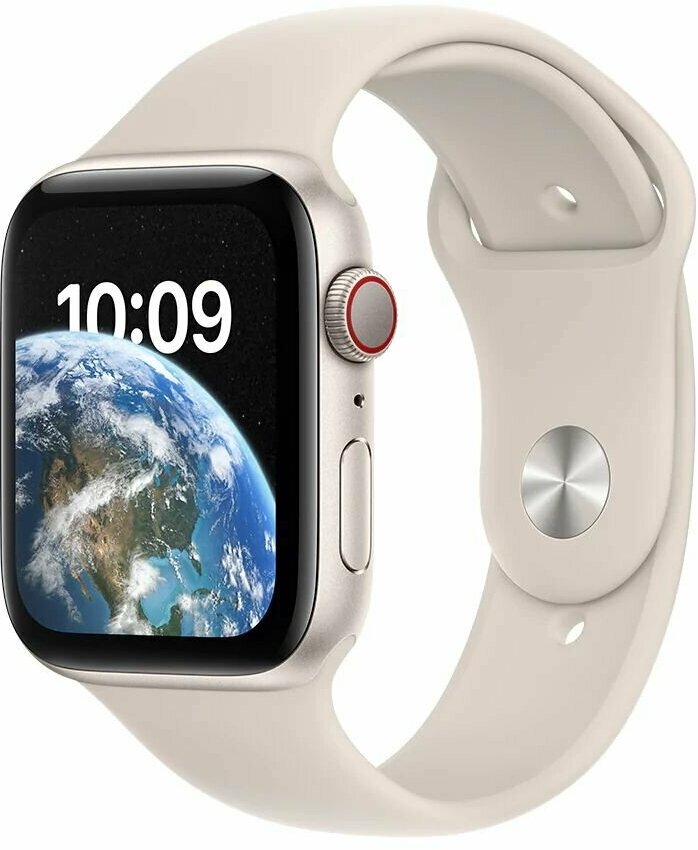 Умные часы Apple Watch Series SE Gen 2 40 мм Aluminium Case GPS, starlight Sport Band - фотография № 10