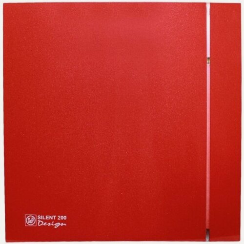 Изображение товара Вентилятор вытяжной Soler&palau Soler & Palau SILENT-200 CZ RED DESIGN-4C