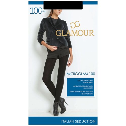 Колготки Glamour 100den 100 den размер 1-2 черный 499₽