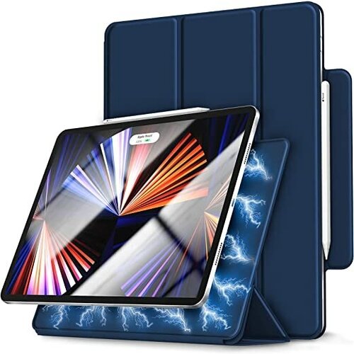 Чехол подставка держатель для планшета Айпад Apple iPad Air 4, Air 5 (10,9 inch) темно-синий