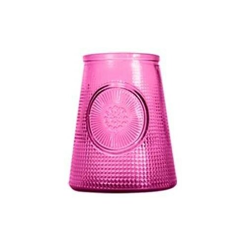 Емкость для интерьера (Ваза) Mediterranea, D=16 H=19см, Стекло, Цвет Пурпурный