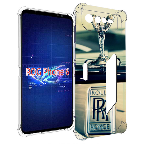 Чехол MyPads Rolls Royce ролс ройс 1 для Asus ROG Phone 6 задняя-панель-накладка-бампер