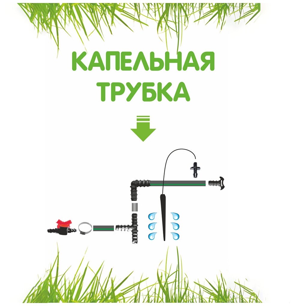 Тройник для ленты капельного полива зажимной MP-У - фотография № 4