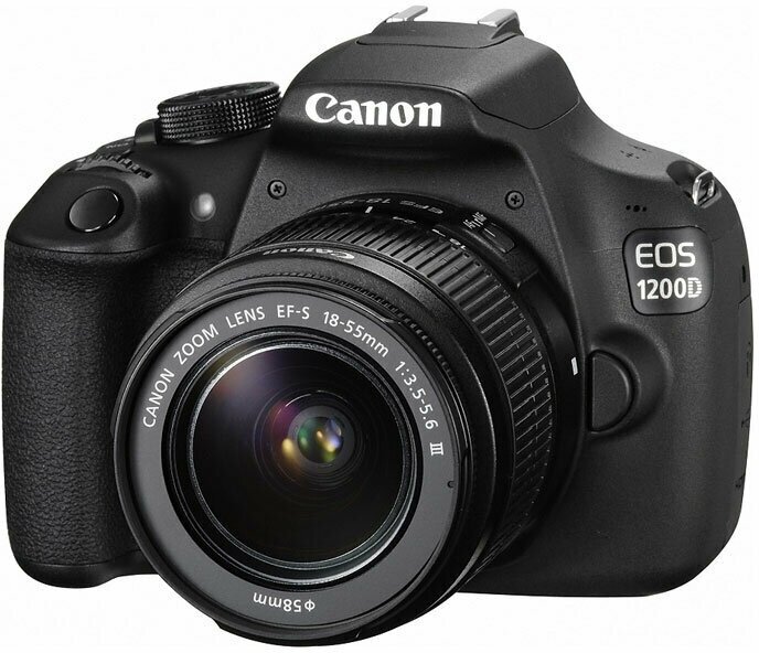 Canon EOS 1200D Kit 18-55 III, Black цифровая зеркальная фотокамера