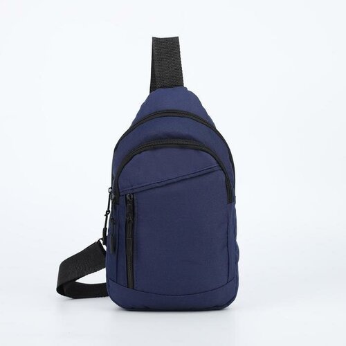 Сумка слинг зфтс, текстиль, цвет синий сумка слинг зфтс спортивная текстиль черный