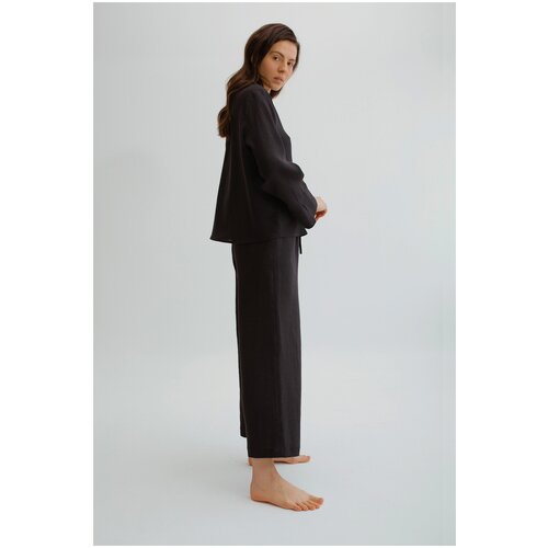 Брюки MY NUDE NYMPH, карманы, пояс на резинке, размер XS, розовый