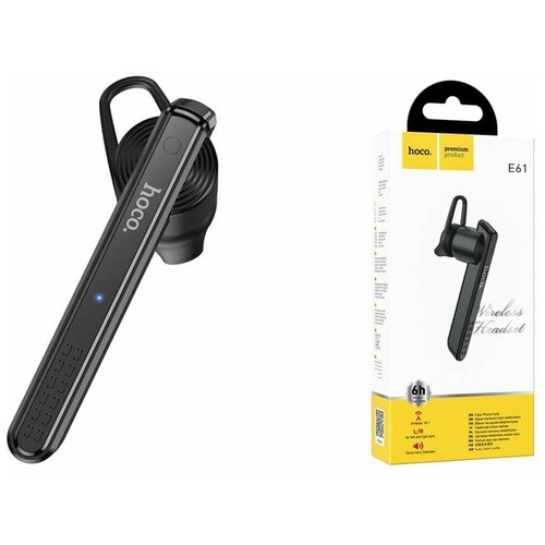 Блютуз-гарнитура черная HOCO E61 84900₽