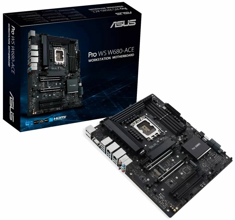 Материнская плата ASUS PRO WS W680-ACE Intel W680 (LGA 1700) ATX (90MB1DZ0-M0EAY0)