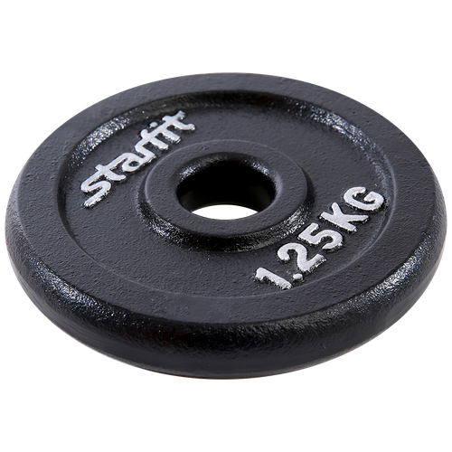 Диск Starfit BB-204 1.25 кг 1 шт. черный