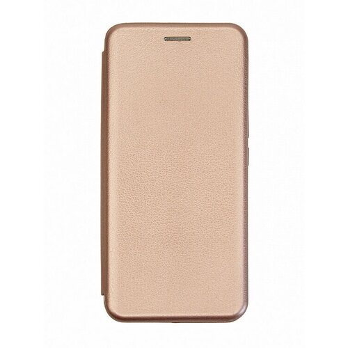 Чехол-книжка с магнитом для Huawei Y6P (розовое золото)