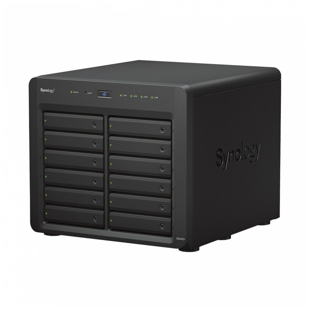 Сетевое хранилище Synology DiskStation DS2422+ (4-core 2.2 GHz/4GbDDR4/12hot plug/2xUSB3.2/4x1GbE LAN) (DS2422+)