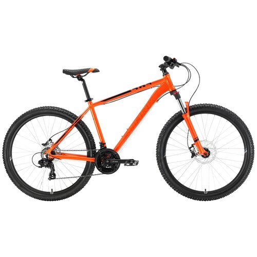 фото Горный велосипед stark hunter 27.2 hd (2022) 16" оранжево-черный (151-165 см)