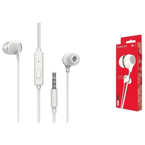 Наушники Borofone BM28 Tender Sound - Белые 63800₽