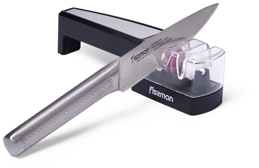 FISSMAN Точилка для ножей 17 см двухшаговой заточки - фотография № 2