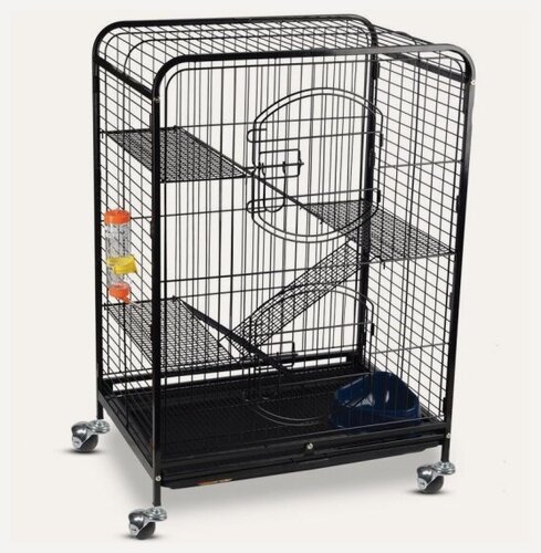 Изображение товара Клетка для грызунов Triol C2-1, черный металлик, 64х43,5х92,5 см