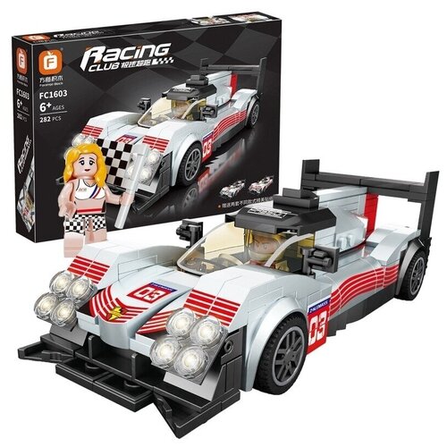 Конструктор Forange Block Racing Club FC1603 Гоночный автомобиль Порше 919, 282 детали