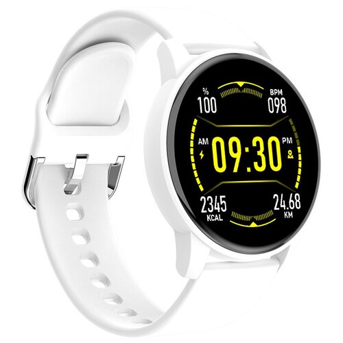 Круглые смарт часы HIGH-QUALITY SMART WATCHES с голосовым помощником Умные часы Часы Блютуз 52 Белый 263200₽